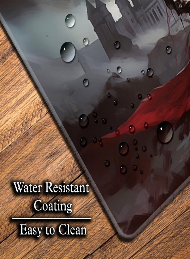 Digital Sorcery Studio Card Game Playmat - Premium Stitched Edge - Perfect for MTG Commander Decks (Edgar Vampire Knight) - Image 5